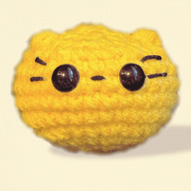 Handmade Weighted Catnip Toy | Pippa the Chonk Chunkle Chunk by Feline Grove