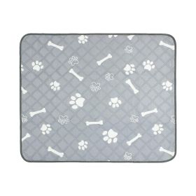 2Pcs Washable Pet Pee Pads For Puppy Kittens Dogs Cats Reusable Potty Mats Machine Washable Pet Training Pads Non-Slip Waterproof Absorbent Dog C (Color: gray, size: One size)
